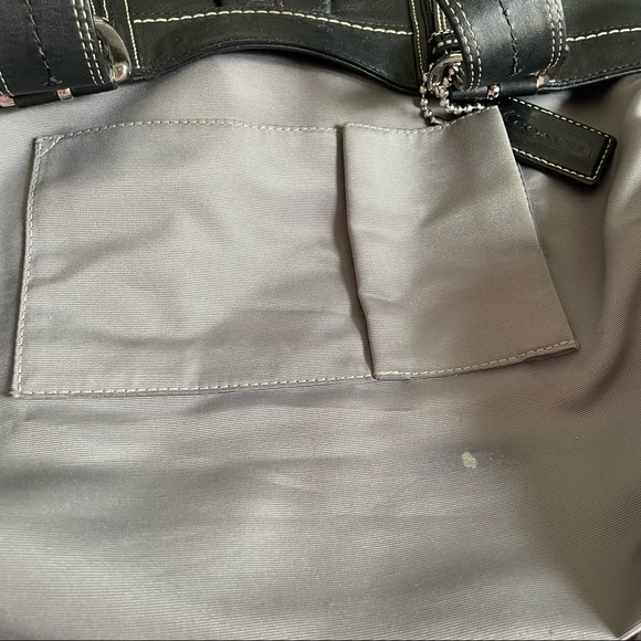 Authentic Coach Soho pleated leather shoulder tote bag xl in black - Picture 7 of 14